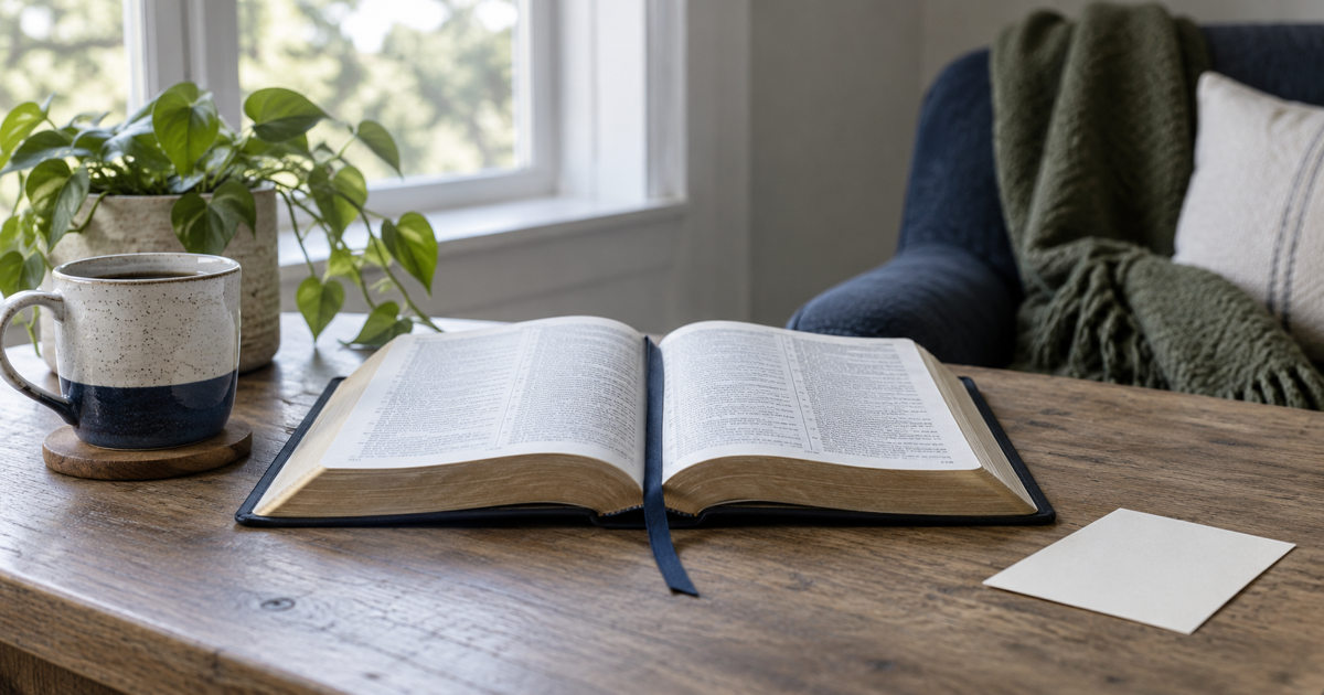 Where to Start Reading the Bible Again: A Simple Plan